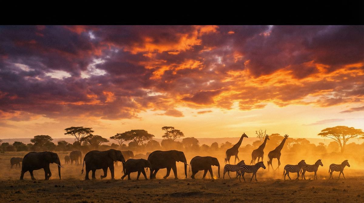 萝莉岛非洲野生动物视频